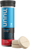 Nuun Sport + Caffeine Hydration Tablets Cherry Limeade Box of 8 Tubes