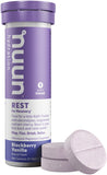 Nuun Rest Hydration Tablets Blackberry Vanilla Box of 8 Tubes