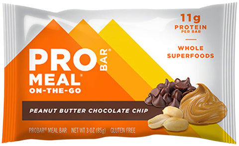 ProBar Meal Bar Peanut Butter Chocolate Chip Box of 12