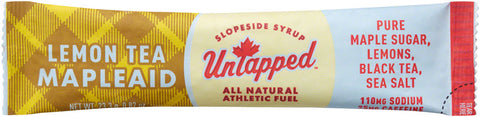 UnTapped Mapleaid Athlete Fuel Drink Mix Lemon Tea Box of 16 packets