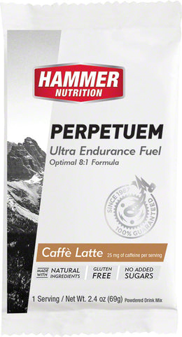 Hammer Perpetuem Caffe Latte 12 Single Serving Packets