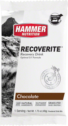 Hammer Recoverite Chocolate 12 Single Serving Packets