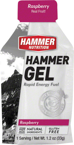 Hammer Gel Raspberry 24 Single Serving Packets