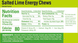 GU Energy Chews Salted Lime Box of 18