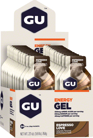 GU Energy Gel Espresso Love Box of 24