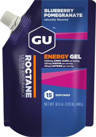 GU Roctane Energy Gel Blueberry Pomegranate 15 Serving Pouch