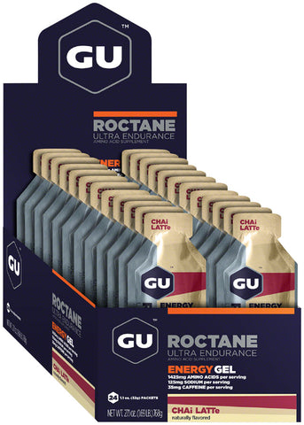 GU Roctane Chai Latte Gel Box of 24
