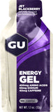 GU Energy Gel Jet Blackberry Box of 24