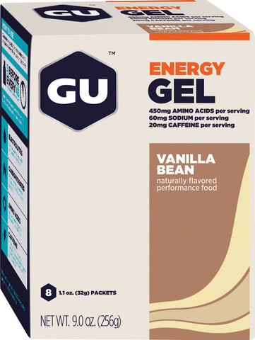 GU Energy Gel Vanilla Box of 8