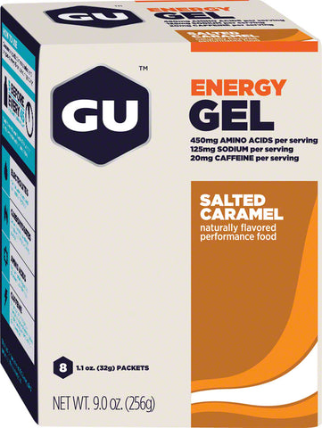 GU Energy Gel Salted Caramel Box of 8