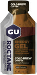 GU Roctane Energy Gel Cold Brew Coffee Box of 24