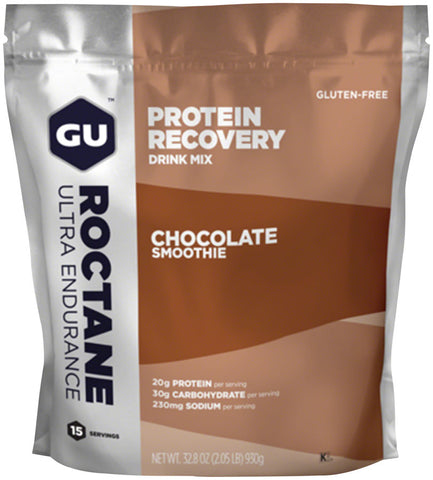 GU Roctane Recovery Drink Mix Chocolate SMoothie 15 Serving Packet