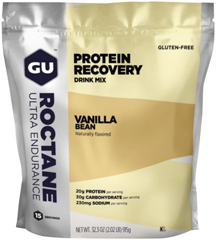 GU Roctane Recovery Drink Mix Vanilla Bean 15 Serving Packet