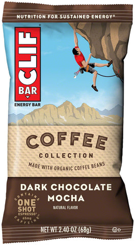 Clif Bar Original Dark Chocolate Mocha w/ Caffeine Box of 12
