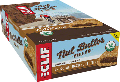 Clif Bar Nut Butter Filled Chocolate Hazelnut Butter Box of 12