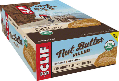 Clif Bar Nut Butter Filled Coconut Almond Butter Box of 12