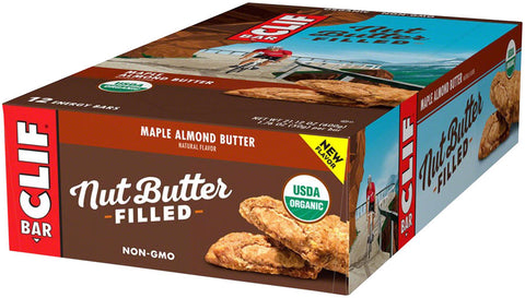 Clif Bar Nut Butter Filled Bar Maple Almond Butter Box of 12