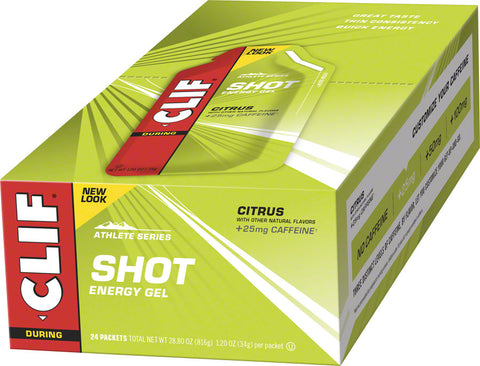 Clif Shot Gel: Citrus with Caffeine 24-Pack