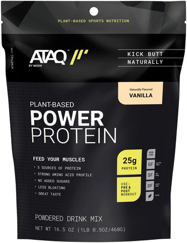 ATAQ by MODe Plant Based Protein Mix Vanilla 14 Serving Resealable Pouch