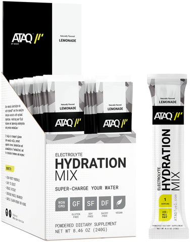 ATAQ by MODe Hydration Mix Pineapple Box of 16 Single Serving Packets