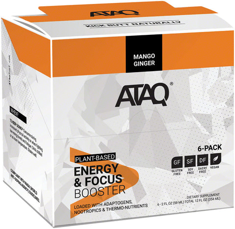 ATAQ by MODe ENERGY and FOCUS 2 oz Booster Box of 6