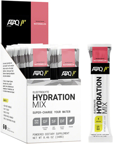 ATAQ by MODe Hydration Mix Watermelon Box of 16 Single Serving Packets