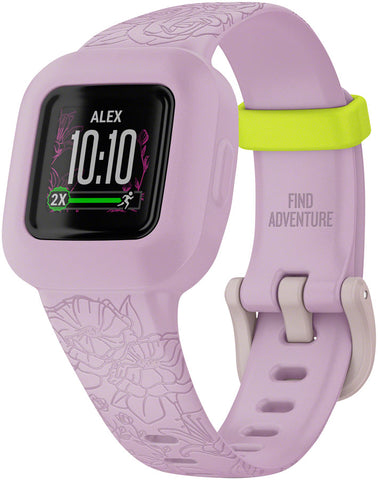 Garmin, vivofit jr. 3, Watch, Watch Color: Pink, Wristband: Pink - Silicone, 010-02441-21