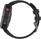 Garmin Fenix 6 Pro Solar GPS Watch Slate GRAY with Black band