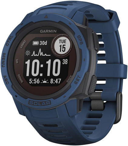 Garmin Instinct Solar GPS Watch Tidal Blue