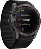 Enduro 2 – Carbon Gray DLC Titanium with Black UltraFit Nylon Strap