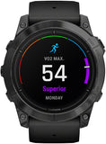 Garmin Fenix Epix Pro (Gen 2), 51mm, Glass, Slate Gray Steel, Black