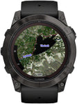 Garmin Fenix 7X Pro Sapphire Solar, Carbon Gray DLC Titanium w/Black Band