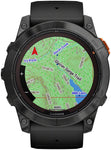 Garmin Fenix 7X Pro Solar, Glass, Slate Gray w/Black Band