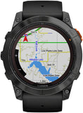 Garmin Fenix 7X Pro Solar, Glass, Slate Gray w/Black Band