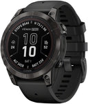 Garmin Fenix 7 Pro Sapphire Solar, Carbon Gray DLC Titanium w/Black Band