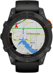 Garmin Fenix 7 Pro Solar, Glass, Slate Gray w/Black Band