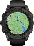 Garmin Fenix 7 Pro Solar, Glass, Slate Gray w/Black Band