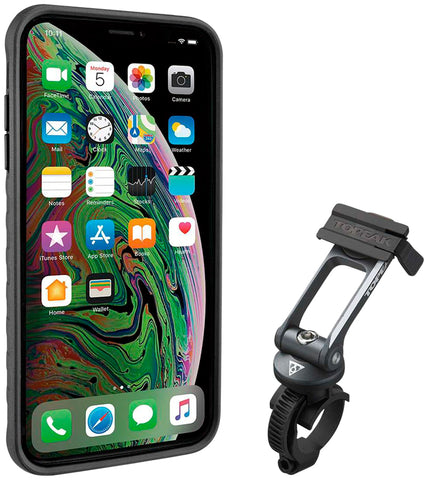 Topeak Ridecase with Mount Fits iPhone XS MAX Black/GRAY