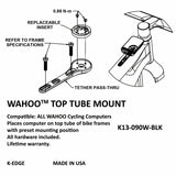 KEDGE Wahoo Top Tube Mount Black