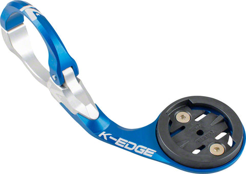 KEDGE Garmin Race Handlebar Mount 31.8mm Blue/Silver