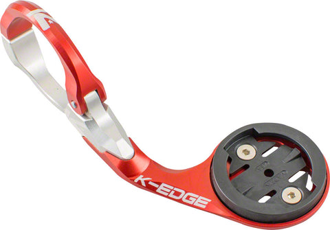 KEDGE Garmin Race Handlebar Mount 31.8mm Red/Silver