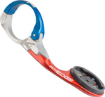 KEDGE Garmin Race Handlebar Mount 31.8mm Blue/Red/Silver