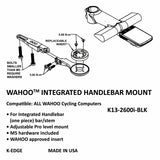 KEDGE Integrated Handlebar System Mount for Wahoo