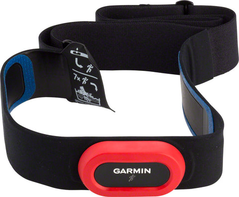 Garmin Heart Rate Monitor HRMRun With Running Dynamics Black and Red