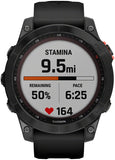 Garmin Fenix 7 Solar GPS Smartwatch - 47mm, Slate Gray Case, Black Band