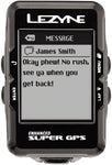 Lezyne Super GPS Loaded Bike Computer GPS Wireless Heart Rate Monitor