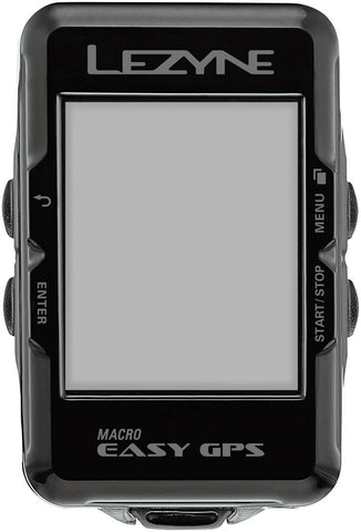 Lezyne Macro Easy GPS Bike Computer GPS Wireless Black