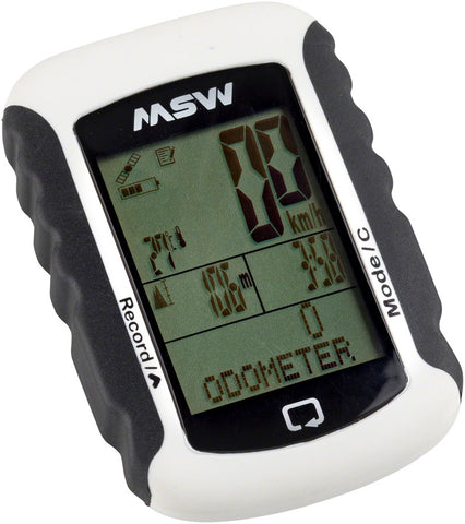 MSW Miniac 333 GPS BLE Bike Computer GPS Wireless White