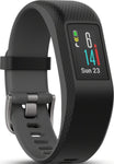 Garmin, vívosport, Watch, Watch Color: Slate/ Grey, Wristband: Slate - Silicone - S, 010-01789-10