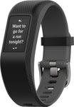 Garmin, vívosport, Watch, Watch Color: Slate/ Grey, Wristband: Slate - Silicone - S, 010-01789-10